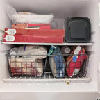 3 Pack Large Wire Baskets for Organizing 14.2'' Metal Wire Baskets with Built-in Handles, Wire Storage Basket Black Metal Freezer Organizer Wire Basket for Pantry, Cabinets, Bathroom - Image 6