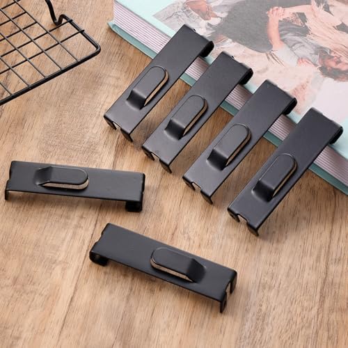 50 Pcs Gridwall Utility Notch Hook Gridwall Picture Hanger Commercial Black Grid Wall Panel Pegs for Panel Pegboard Grid Shelf Hanging Display - Image 7