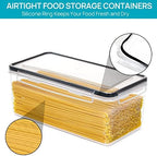 Vtopmart Pasta Storage Containers, 4 Pack, 3.2L Airtight Canisters - Image 4