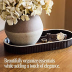 Preston Lane Ceramic Vanity Tray for Bathroom Countertop, Large, Ink - Image 6