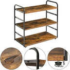 IBUYKE Kitchen Countertop Standing Storage Shelf,Set of 2,Brown TWJ001H-2 - Image 7