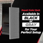 CHAMP Repair Order Rack 12-Pocket Wall Mount Organizer, Gray - Image 7
