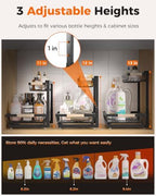 Sevenblue 3-Pack Under Sink Organizer, 2-Tier Pull-Out Cabinet Organizer - Image 3
