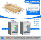 WelFurGeer Soft Close Pull Out Drawers for Cabinets, 8" W x 21" D Pull Out Cabinet Drawer with Heavy Duty Slides, Pull Out Cabinet Organizer, Cabinets Roll Out Drawers, Pull-Out Home Organizers - Image 5