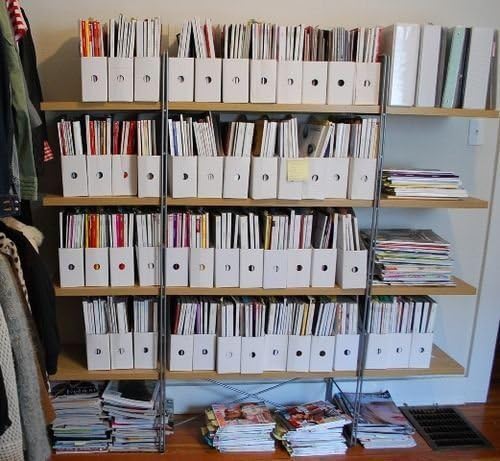 ROYALNA (50 PACK) White Magazine File Folder Holder, Magazine Organizer, Document Organizer, Storage Box (50) - Image 3
