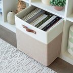 OrganiHaus 12x12 Cube Storage Bins, Set of 4 - Fabric Storage Cubes - Image 5