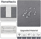 HomeHacks 2 Pack Large Laundry Baskets, Laundry Hampers Bags (Grey 100Lx2) - Image 5