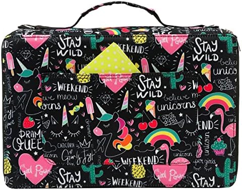 480 Individual-Slots Colored Pencil Case w/Handle & Shoulder Strap - Image 5
