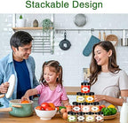 PeacePeo 6 OZ Plastic Jars with Lids,48 Pcs Round Containers for Slime - Image 5