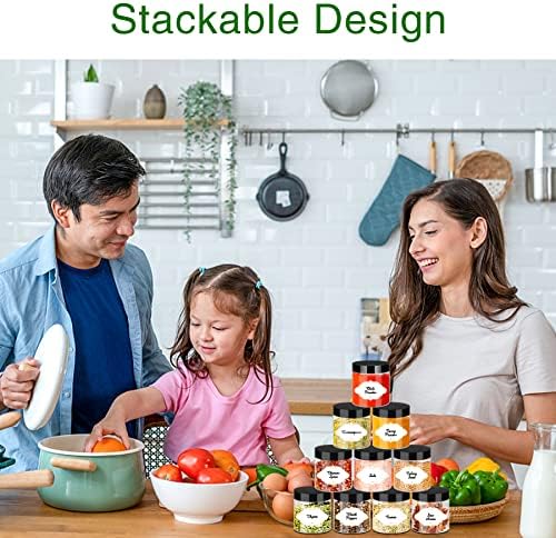 PeacePeo 6 OZ Plastic Jars with Lids,48 Pcs Round Containers for Slime - Image 5