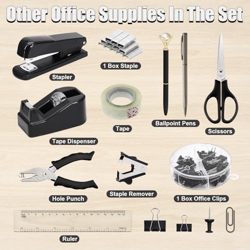 13-in-1 Office Desk Organizer Set for Back to School Supplies Accessories - Image 3