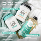 Buff City Soap - Liquid Laundry Soap Made With Simple Ingredients & No Harsh Chemicals - Cleans Tough Stains & Lifts Dirt - Sandalwood & Raspberry Scented Laundry Detergent - Narcissist - Image 5