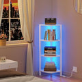 TUTOTAK Corner Shelf, 4-Tier Corner Bookshelf for Small Space by ChoosetutotakFurnitureBuildYourCozyHome