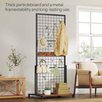 HOOBRO Gridwall Panel Units 5.6' x 2.1' Ft, Movable Grid Display Rack - Image 3