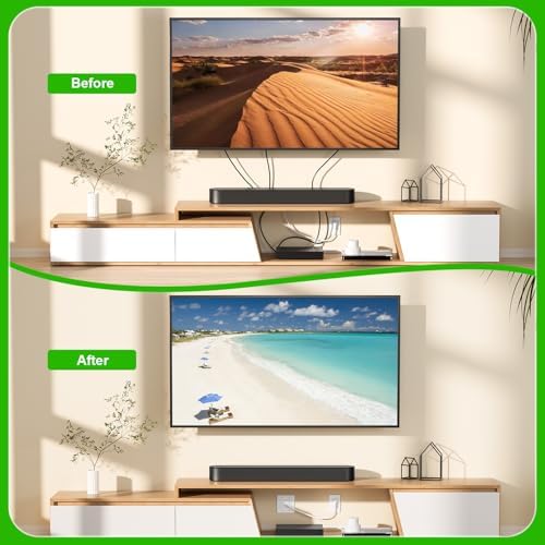 in Wall Cable Management Kit with Brush Wall Plate,AC Outlets & USB-a Ports,9ft Cord,Hide Cords Recessed Wall Outlet for TV Cable Management,HDMI Cables and Home Theater Systems - Image 6