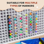 SANFURNEY 400 Slots Marker Organizer for Desk - Image 4