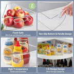 Leeden Lazy Susan Cabinet Organizer, 1/8 Wedge Bins for 32in, 8 Pack - Image 5
