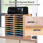 20-Slot Classroom Mailbox, Wooden Paper Organizers - Image 3