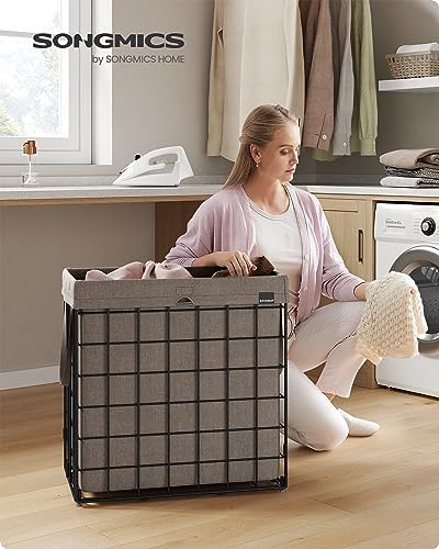 SONGMICS Laundry Hamper, Collapsible, 29 Gal. (110L) - Image 2