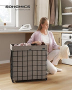SONGMICS Laundry Hamper, Collapsible, 29 Gal. (110L) - Image 2