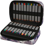 300 Slots Colored Pencil Case w/Handle & Shoulder Strap - Image 2