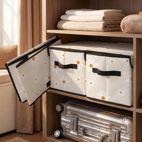 Stackable Clothes Storage Bins with Lids 3 Pack - Image 5