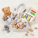 CubesLand Small Woven Rope Toys Basket for Organizing Set 5 - Image 3
