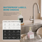 Kitchen Glass Soap Dispenser Set with Tray 2 with Gold Rust Proof Pump - Image 3