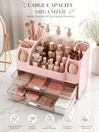 Large Makeup Organizer Countertop for Vanity Skincare Organizers - Image 3