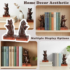 Cat Decorative Bookends, Set of 2 Book Ends for Heavy Books - Image 7