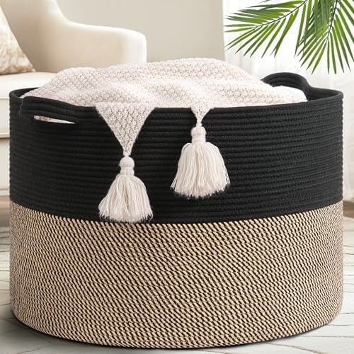 Goodpick 115L Extra Large Storage Basket for Blankets Toys for Nusery Room by Goodpick