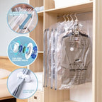 6 Pack Hanging Vacuum Storage Bags, Short Size(41.3 x27.6 inch) - Image 4
