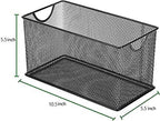 3 Pack Mesh Metal Storage Basket Organizer CD Storage Boxes - Image 2