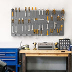 TORACK Garage Tools Organizer Boards Kit with Hooks, Black - Image 2