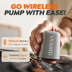 Rechargeable Wireless Pump Travel Storage Bags Set - 15 Pack Medium Size Vacuum Bags for Travel & Home, Space-Saving Compression Packing for Clothes, Blankets & Bedding - Image 2