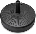 Best Choice Products Fillable Umbrella Base Stand Round Sunburst Plastic Patio Umbrella Base Stand, Pole Holder for Outdoor, Lawn w/ 55lbs Weight Capacity, Adjustment Knob by BestChoiceProducts