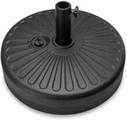 Best Choice Products Fillable Umbrella Base Stand Round Sunburst Plastic Patio Umbrella Base Stand, Pole Holder for Outdoor, Lawn w/ 55lbs Weight Capacity, Adjustment Knob by BestChoiceProducts