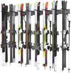 Ultrawall Ski Rack, Wall Mounted Ski Storage Rack, Garage Skis Holder by UltrawallGarageToolsOrganizer