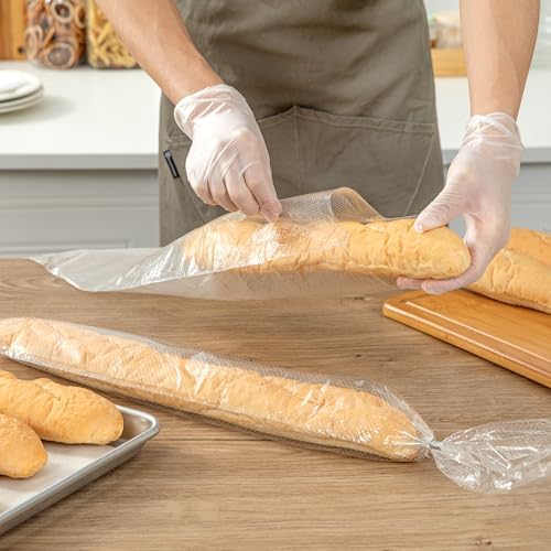 Restaurantware Clear Plastic Bread Bag, 28 x 6 In, 250 Pack - Image 5