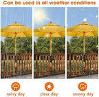 Heavy Duty Adjustable Metal Patio Umbrella Holder Clamp Stand - Image 5