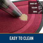 OLANLY Half Circle Front Door Mat Outside 47x32 All-Season Rubber Doormat - Image 5