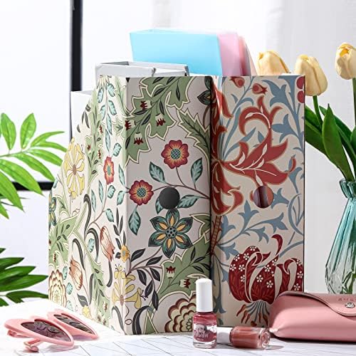 PerKoop 12 Pcs Decorative Magazine File Holders Foldable, Floral - Image 5