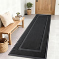 OLANLY Front Door Mat Outside 71x23, All-Season Heavy-Duty Rubber Doormat by OLANLY