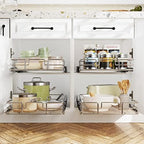 LOVMOR Pull Out Cabinet Organizer 20" W x 18" D, Kitchen Cabinet Pull Out Shelves Slide Out Storage… - Image 6
