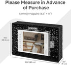 StorageWorks Large Toilet Paper Basket, Wicker Woven Trays for Decor, Black - Image 2