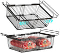Hanging Freezer Organizer Bins for 5 to 20 Cu.Ft,Leak-Proof Bottom，2Pack by ANJUBAN