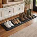 Extra Large Boot Trays - Heavy-Duty Rubber Mat with Raised Edges, Waterproof Shoe Mat Tray for Indoor & Outdoor, Multi-Purpose Catch-All Trays/Floor Protector, 47.25" x 15.75" - Image 2