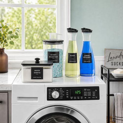 2+1+1 Pack Laundry Detergent Dispenser No Tray & Laundry Pods Container Black - Image 2