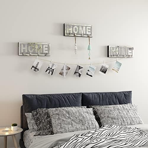 SHYFOY Sparkly Mirrored Key Holder Key Hanger with 4 Clear Crystal Hooks - Image 6