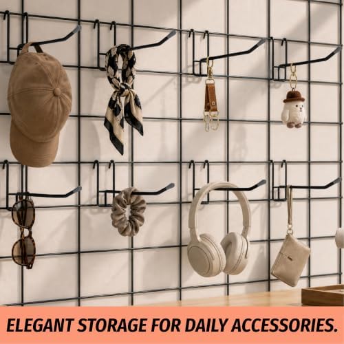 HUHOLE 50 Pack 6 Inch Wire Gridwall Hooks - Image 3